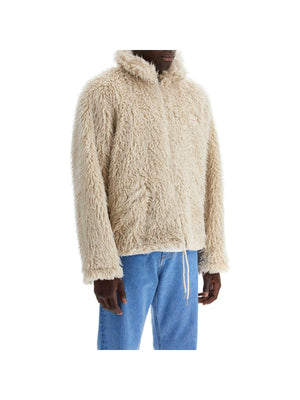 Shaggy Hooded Fluffy Jacket-Marni-JOHN JULIA