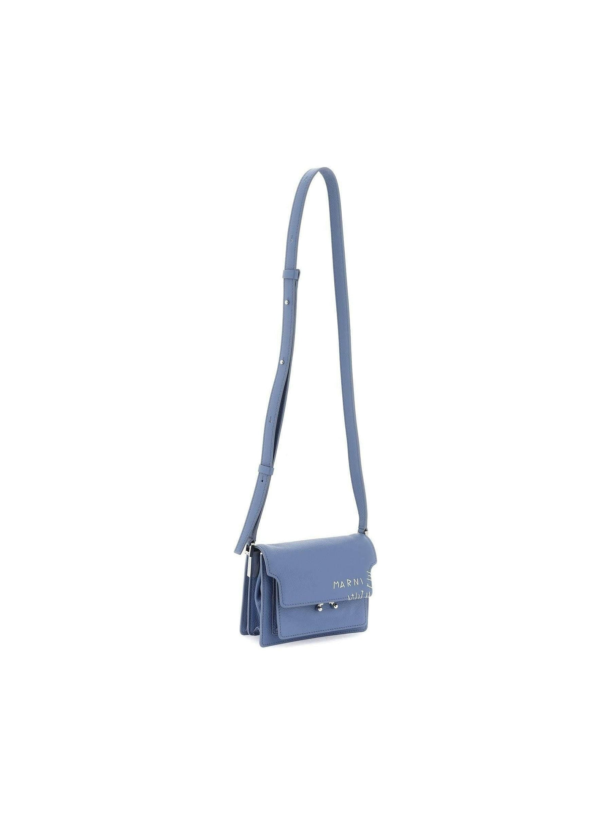 Opal Blue Mini Soft Trunk Shoulder Bag MARNI JOHN JULIA.