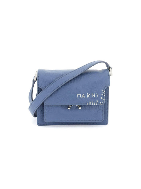 Opal Blue Mini Soft Trunk Shoulder Bag MARNI JOHN JULIA.