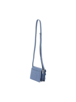 Opal Blue Mini Soft Trunk Shoulder Bag MARNI JOHN JULIA.