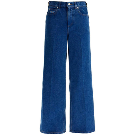 Wide Flared Leg Jeans With A.