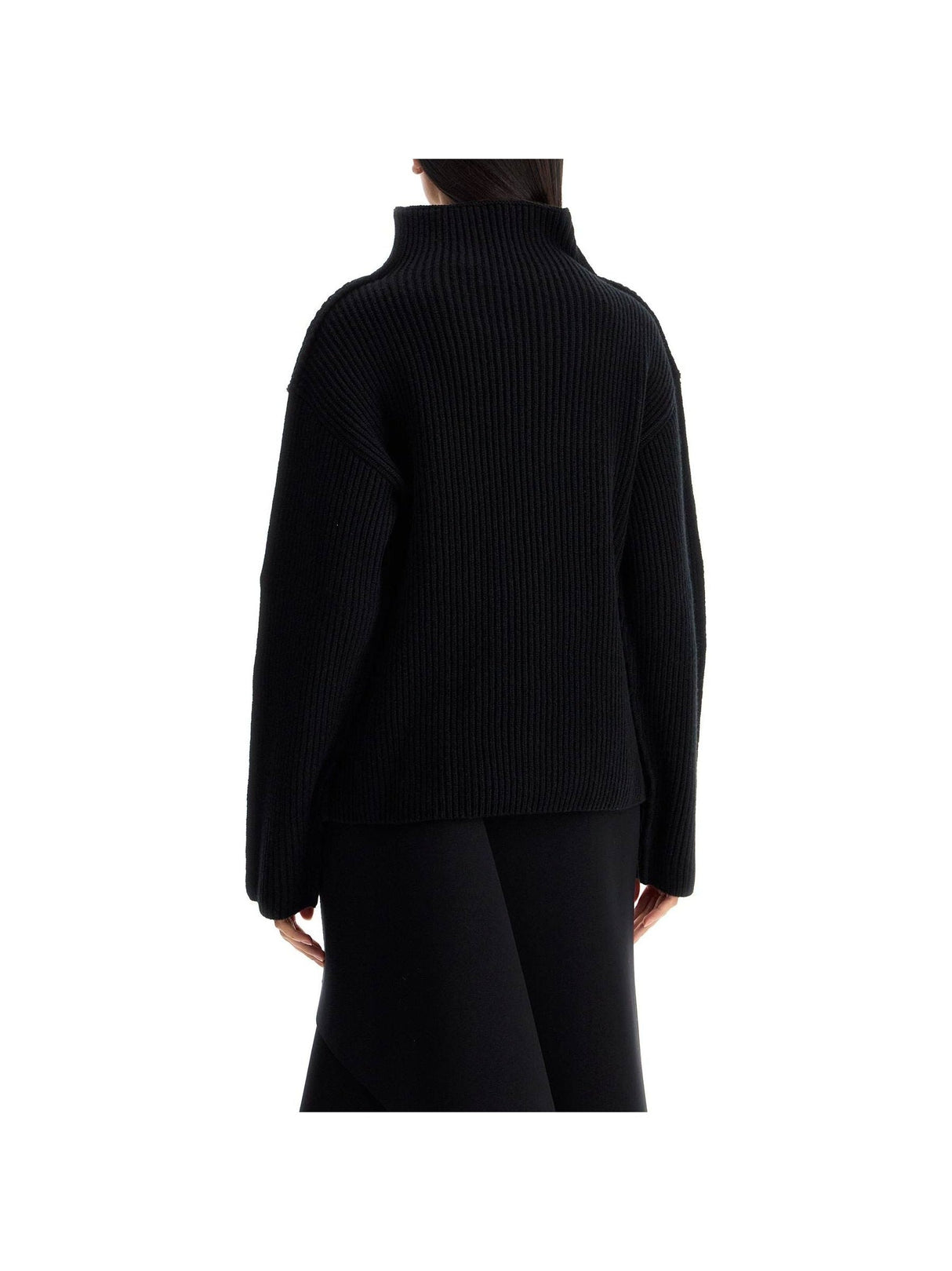 Oversized High-neck Pul