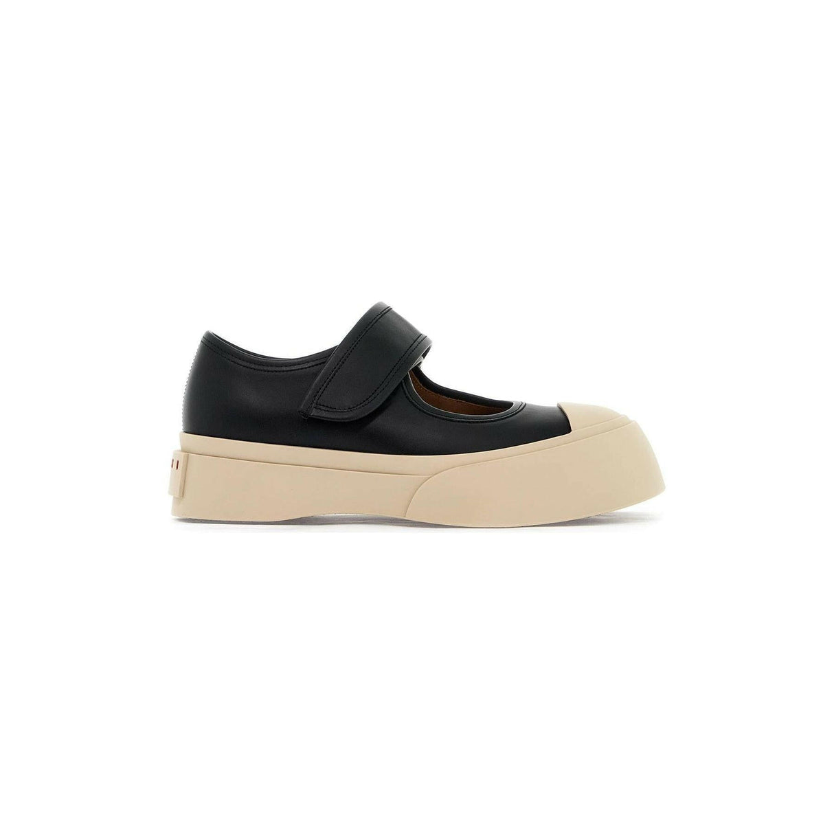 Pablo Mary Jane Nappa Leather Sneakers.