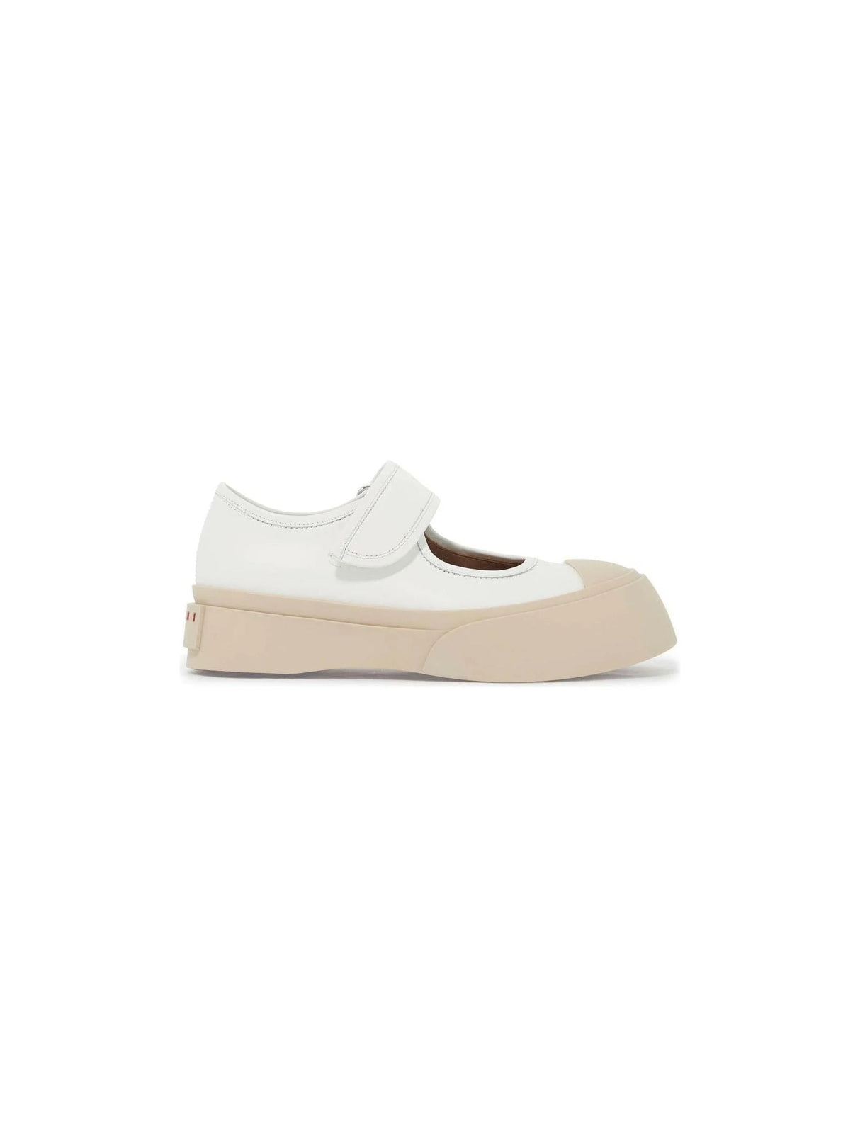 Pablo Mary Jane Nappa Leather Sneakers.