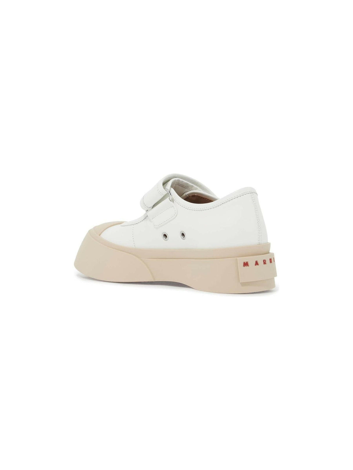 Pablo Mary Jane Nappa Leather Sneakers.