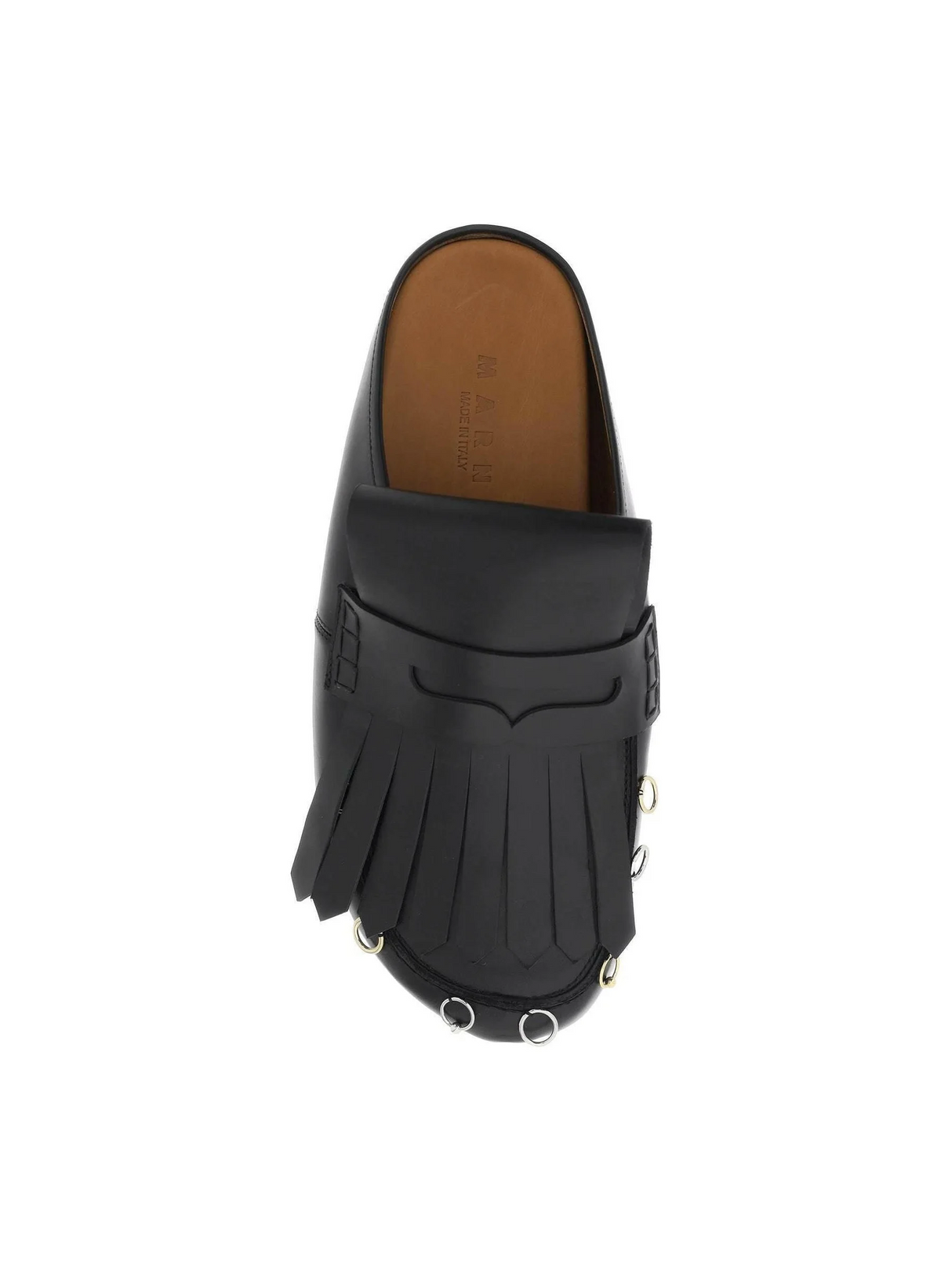 Piercing Leather Loafers MARNI JOHN JULIA.