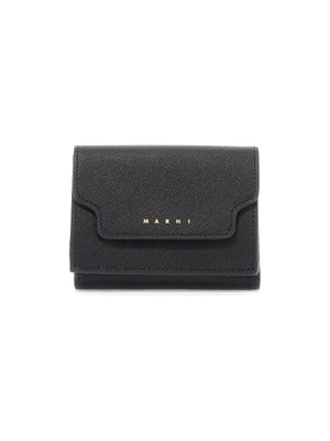 Saffiano Leather Tri-fold Wallet