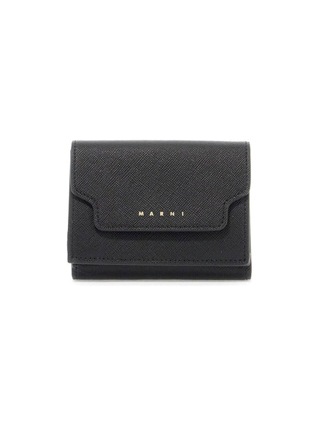 Saffiano Leather Tri-fold Wallet