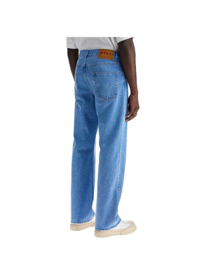 Straight Leg Organic Denim Jeans.