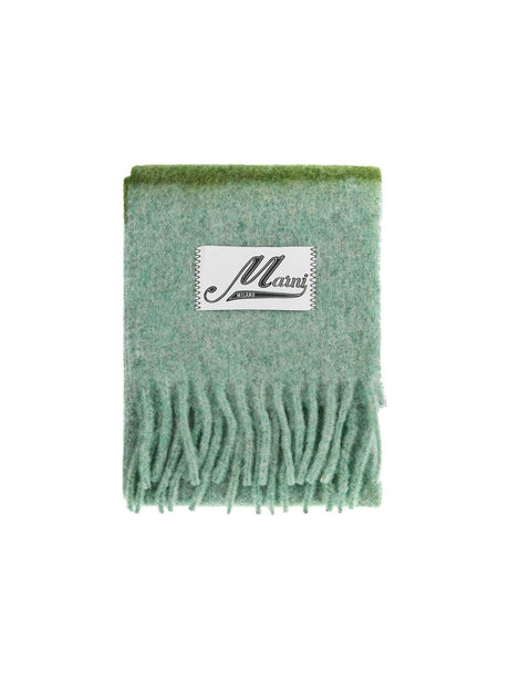 MARNI-Striped Alpaca-Mohair Scarf-JOHN JULIA