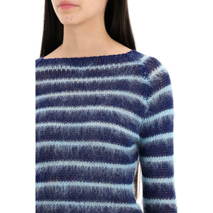 Striped Cotton And Mohair Pullover MARNI JOHN JULIA.