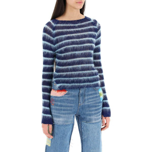 Striped Cotton And Mohair Pullover MARNI JOHN JULIA.