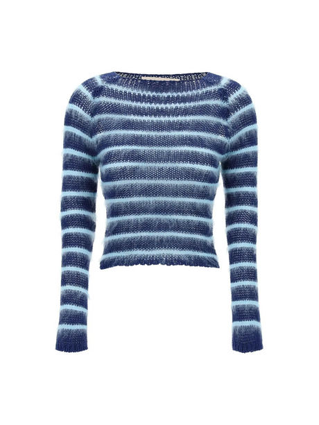 Striped Cotton And Mohair Pullover MARNI JOHN JULIA.