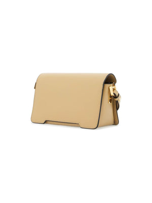 Trunkaroo Mini Leather Shoulder Bag Golden Metal Half Spheres