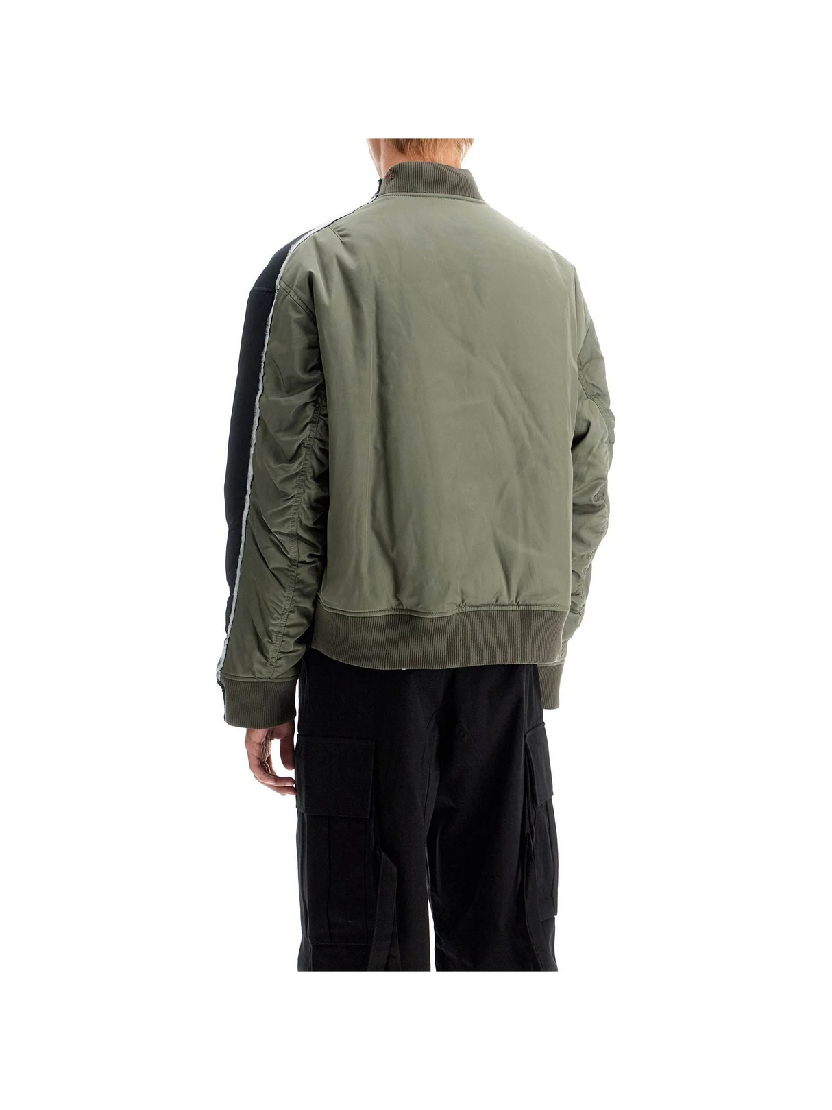 MARNI-Two Tone Bomber Jacket With Stitching -JOHN JULIA.