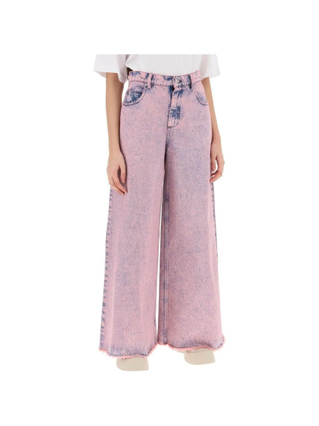 Wide-Leg Jeans In Overdyed Denim MARNI JOHN JULIA.