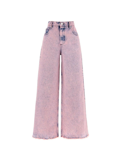 Wide-Leg Jeans In Overdyed Denim MARNI JOHN JULIA.