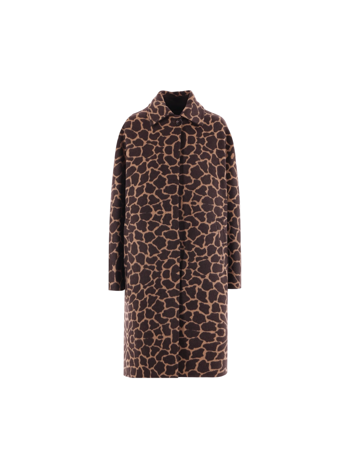 Ortica Single-Breasted Wool Coat-Max Mara Atelier-JOHN JULIA