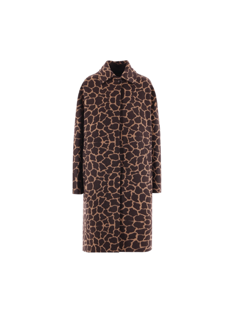 Ortica Single-Breasted Wool Coat-Max Mara Atelier-JOHN JULIA