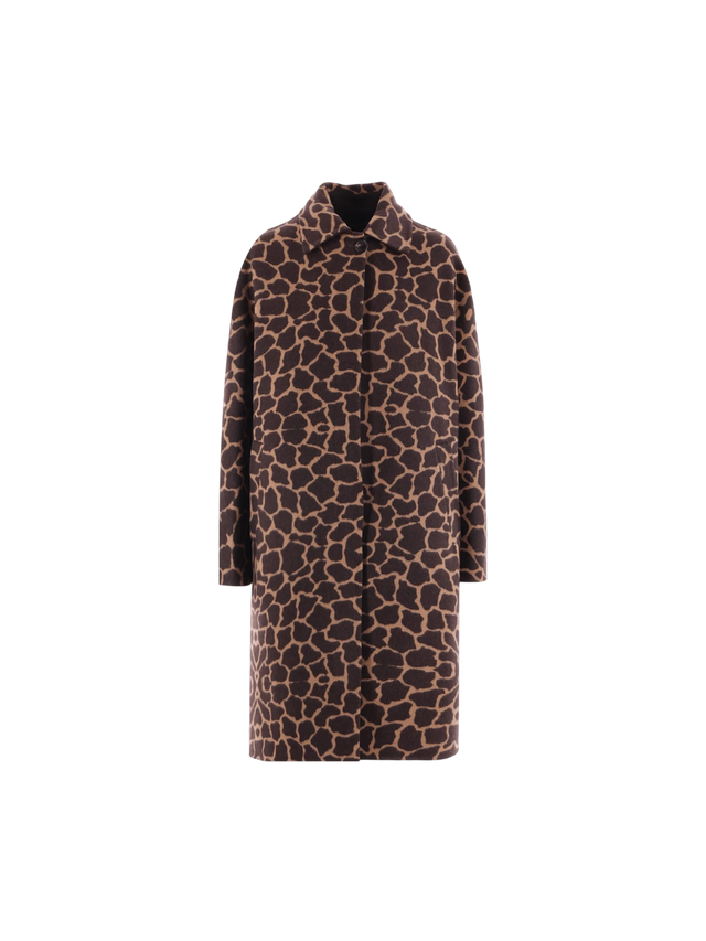 Ortica Single-Breasted Wool Coat-Max Mara Atelier-JOHN JULIA