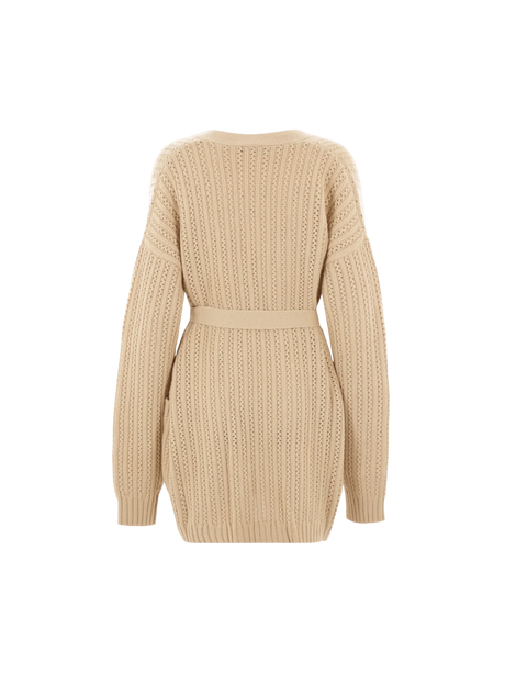 Balzac Wool and Cashmere Belted Cardigan-MAX MARA-JOHN JULIA