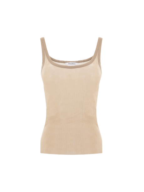 Bastia Ribbed Silk Top-Max Mara-JOHN JULIA