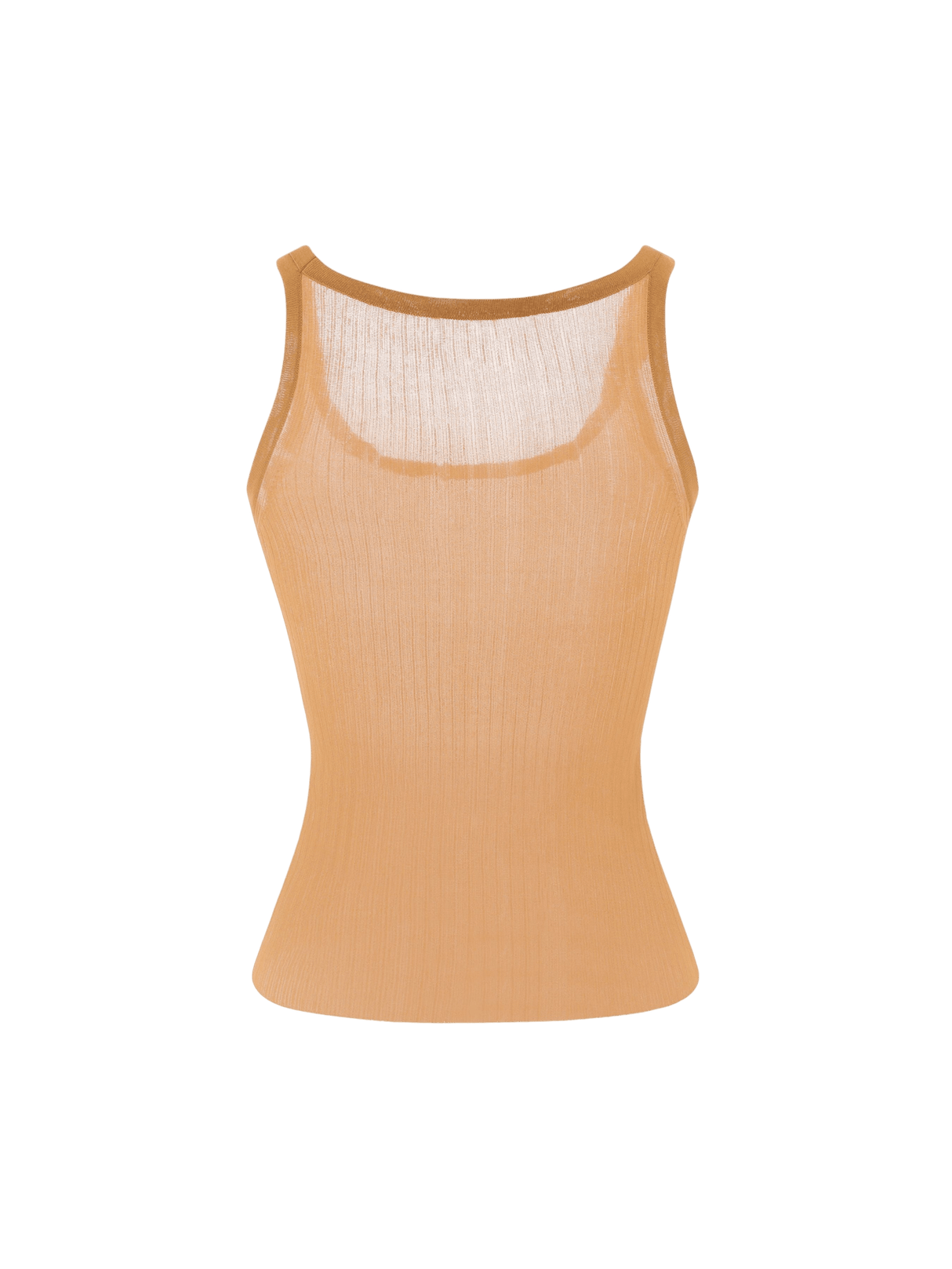 Bastia Ribbed Silk Sleeveless Top-MAX MARA-JOHN JULIA