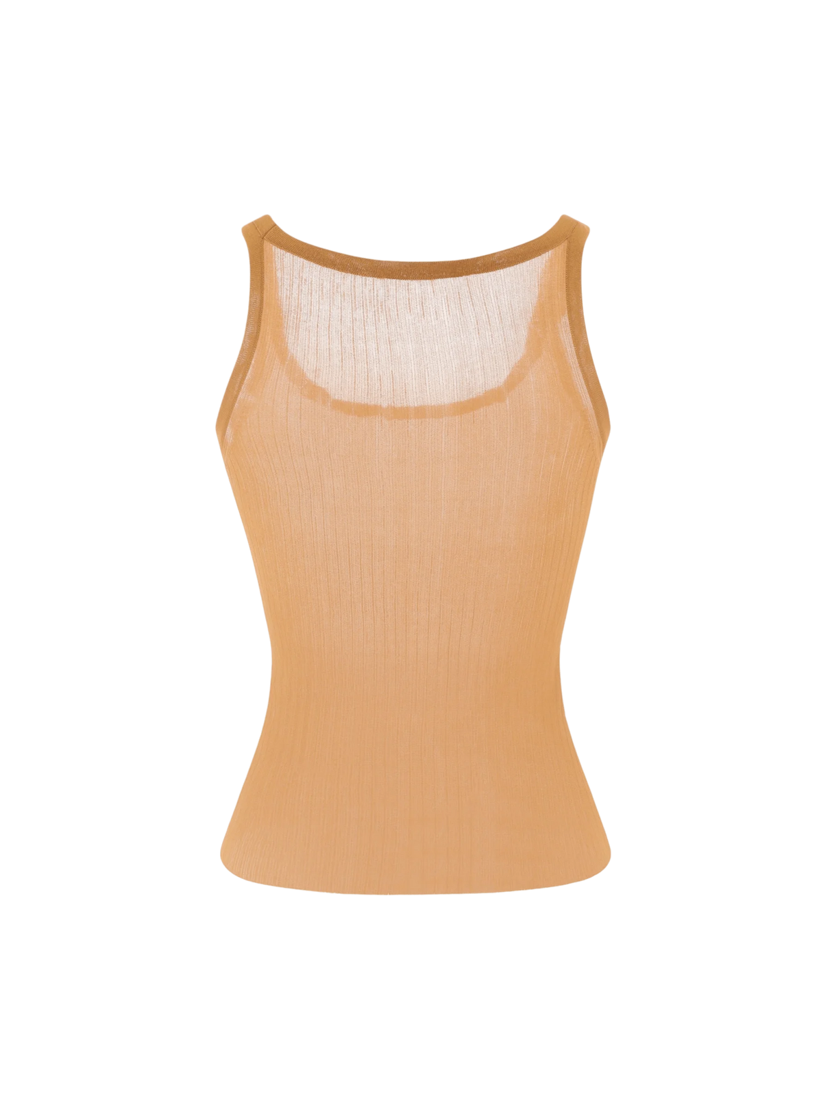 Bastia Ribbed Silk Sleeveless Top-MAX MARA-JOHN JULIA