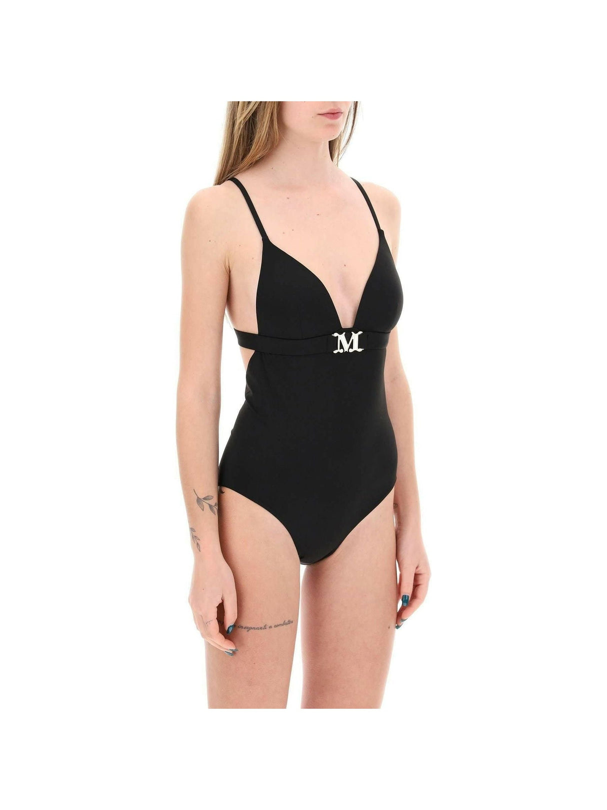 Black Cecilia One-Piece Swimsuit MAX MARA BEACHWEAR JOHN JULIA.