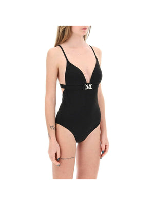 Black Cecilia One-Piece Swimsuit MAX MARA BEACHWEAR JOHN JULIA.