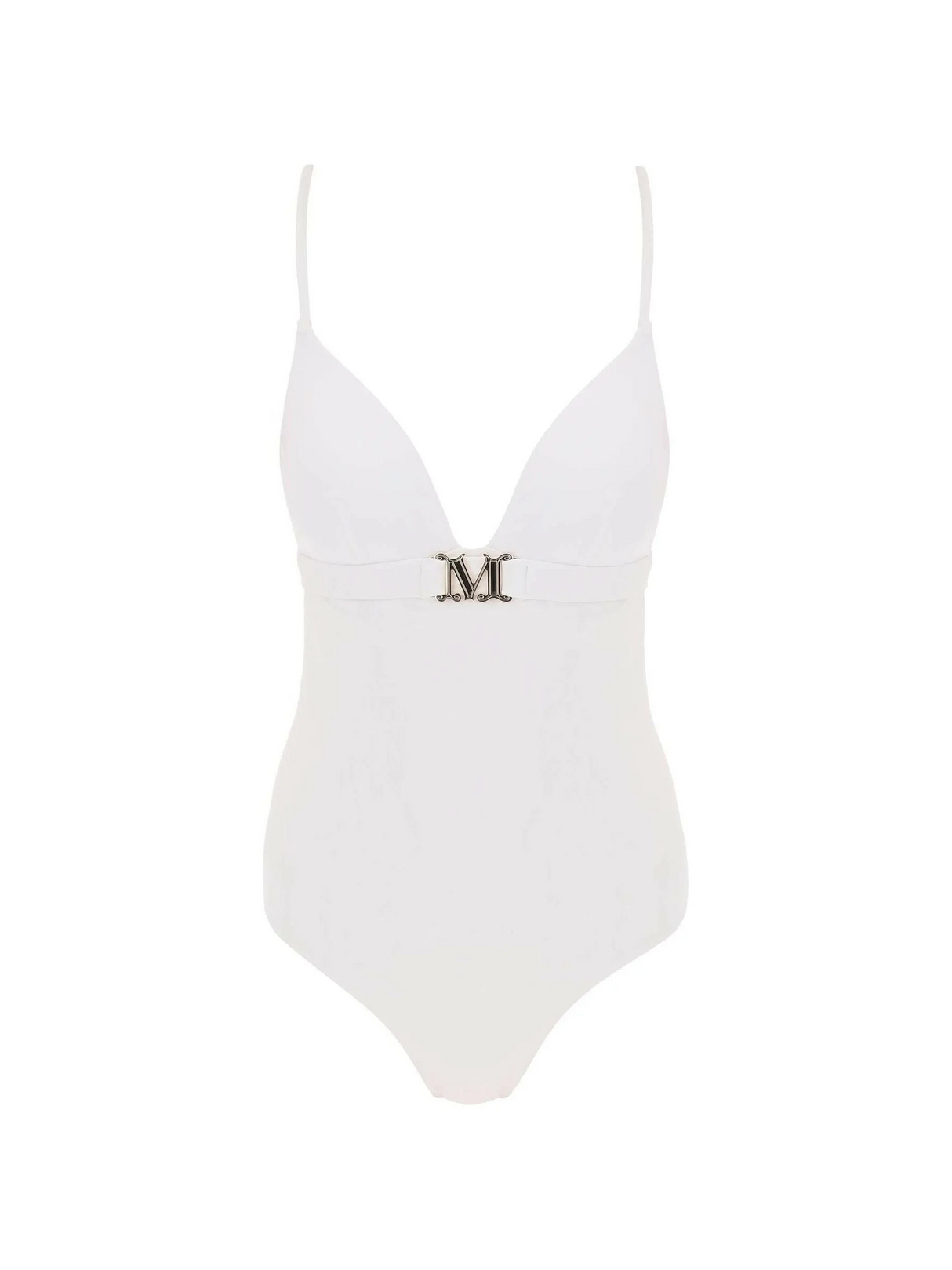 White Cecilia One-Piece Swimsuit MAX MARA BEACHWEAR JOHN JULIA.