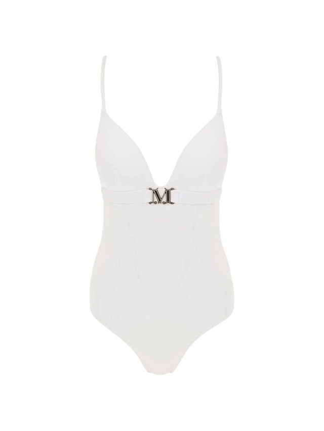 White Cecilia One-Piece Swimsuit MAX MARA BEACHWEAR JOHN JULIA.