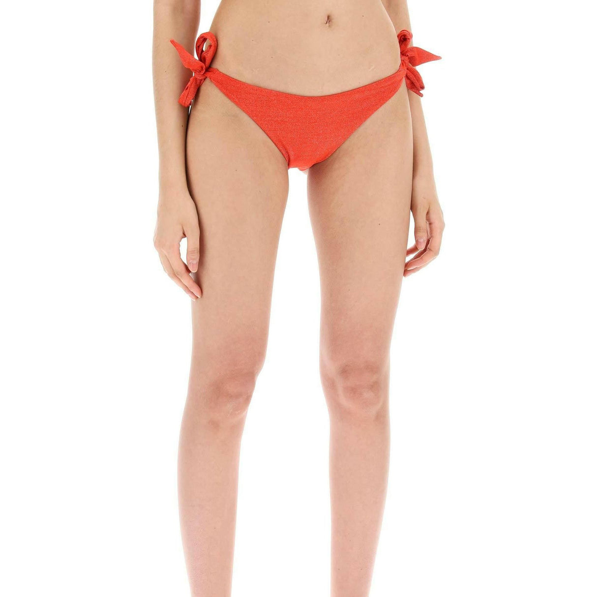 Coral Lurex Bikini Bottoms MAX MARA BEACHWEAR JOHN JULIA.