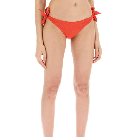 Coral Lurex Bikini Bottoms MAX MARA BEACHWEAR JOHN JULIA.