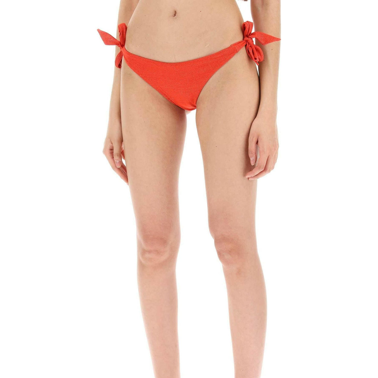 Coral Lurex Bikini Bottoms MAX MARA BEACHWEAR JOHN JULIA.