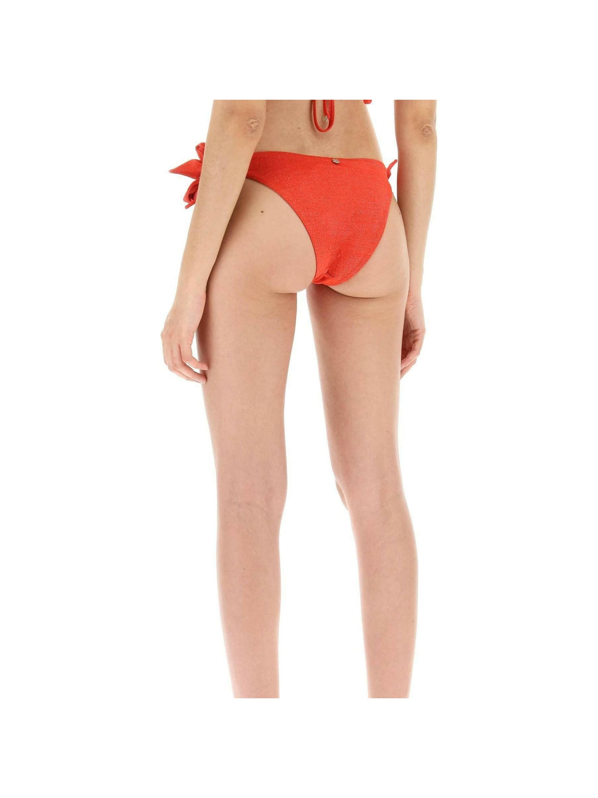 Coral Lurex Bikini Bottoms MAX MARA BEACHWEAR JOHN JULIA.