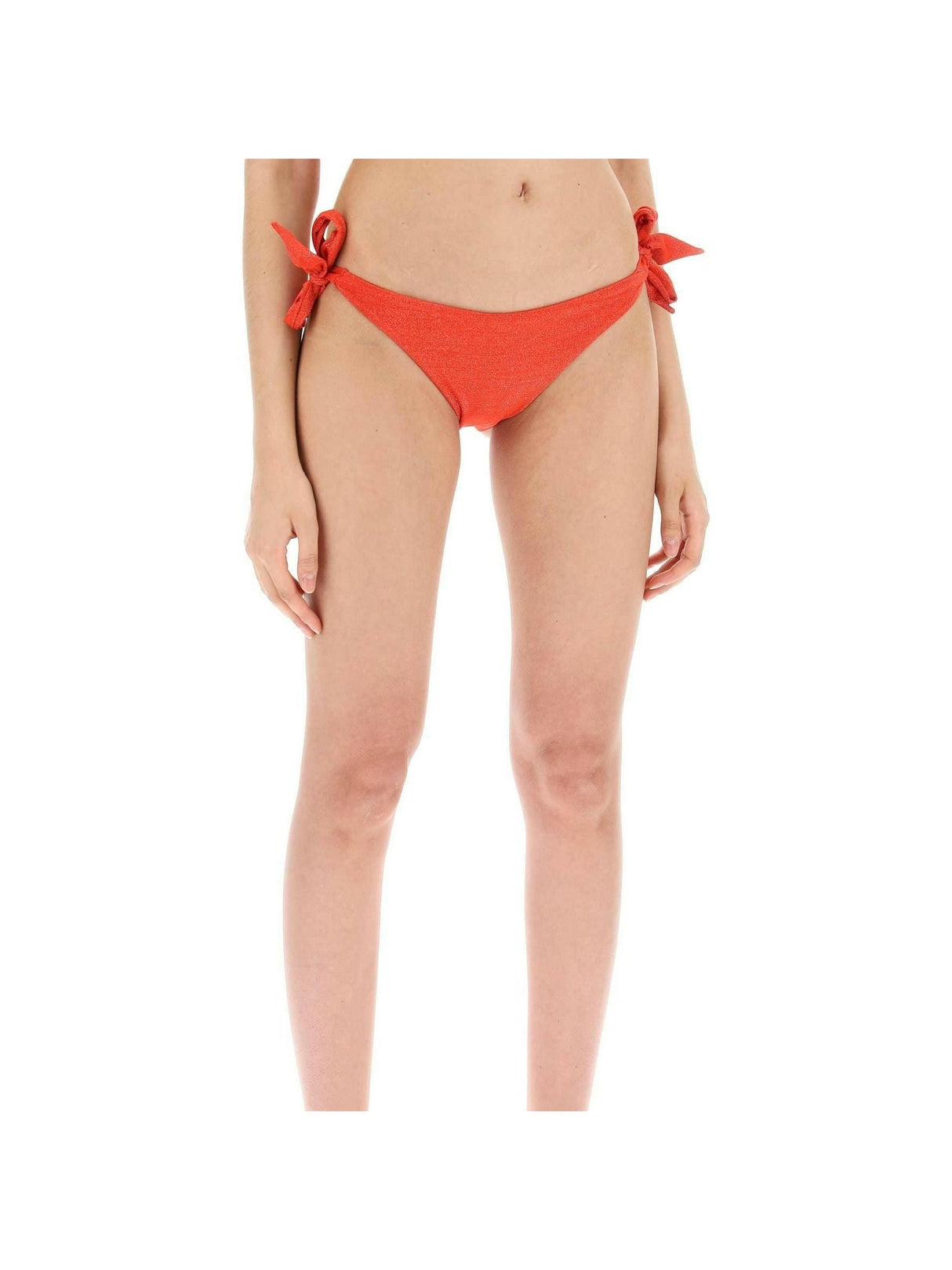 Coral Lurex Bikini Bottoms MAX MARA BEACHWEAR JOHN JULIA.