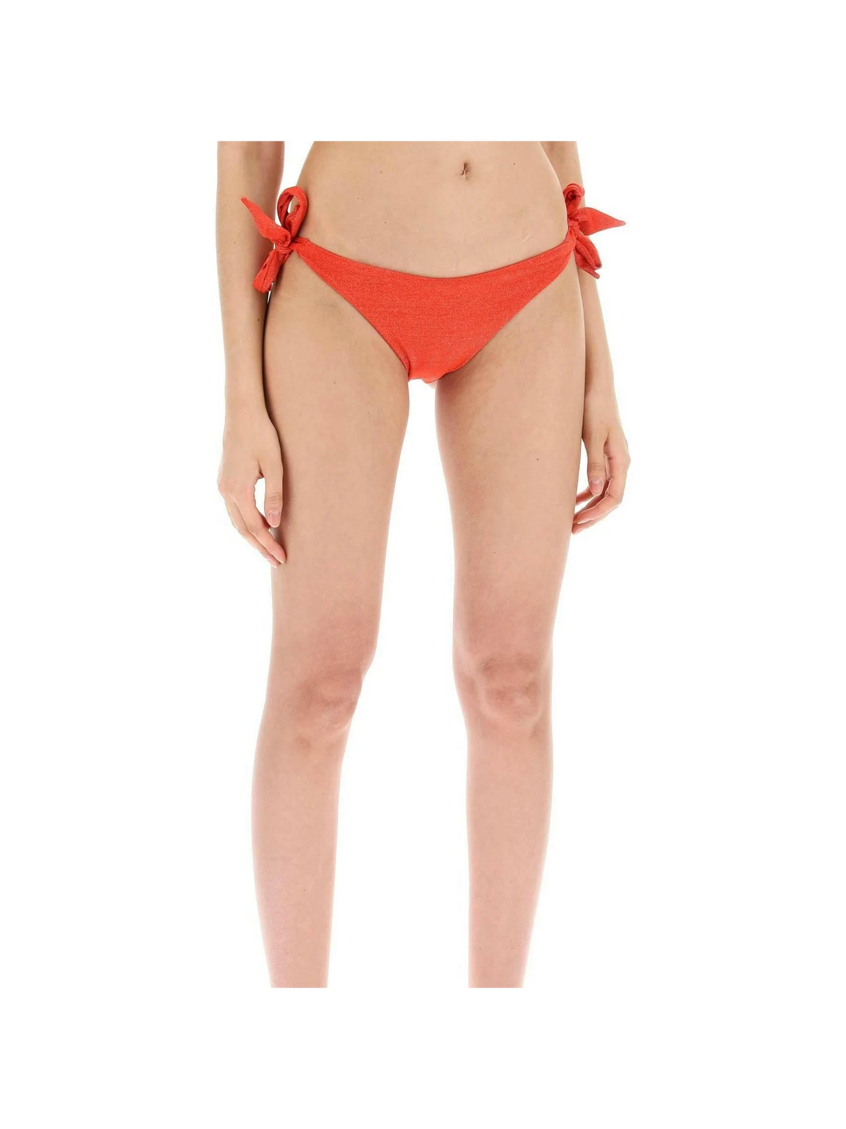 Coral Lurex Bikini Bottoms MAX MARA BEACHWEAR JOHN JULIA.