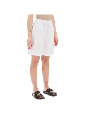 Flared Beachwear Shorts-Max Mara Beachwear-JOHN JULIA