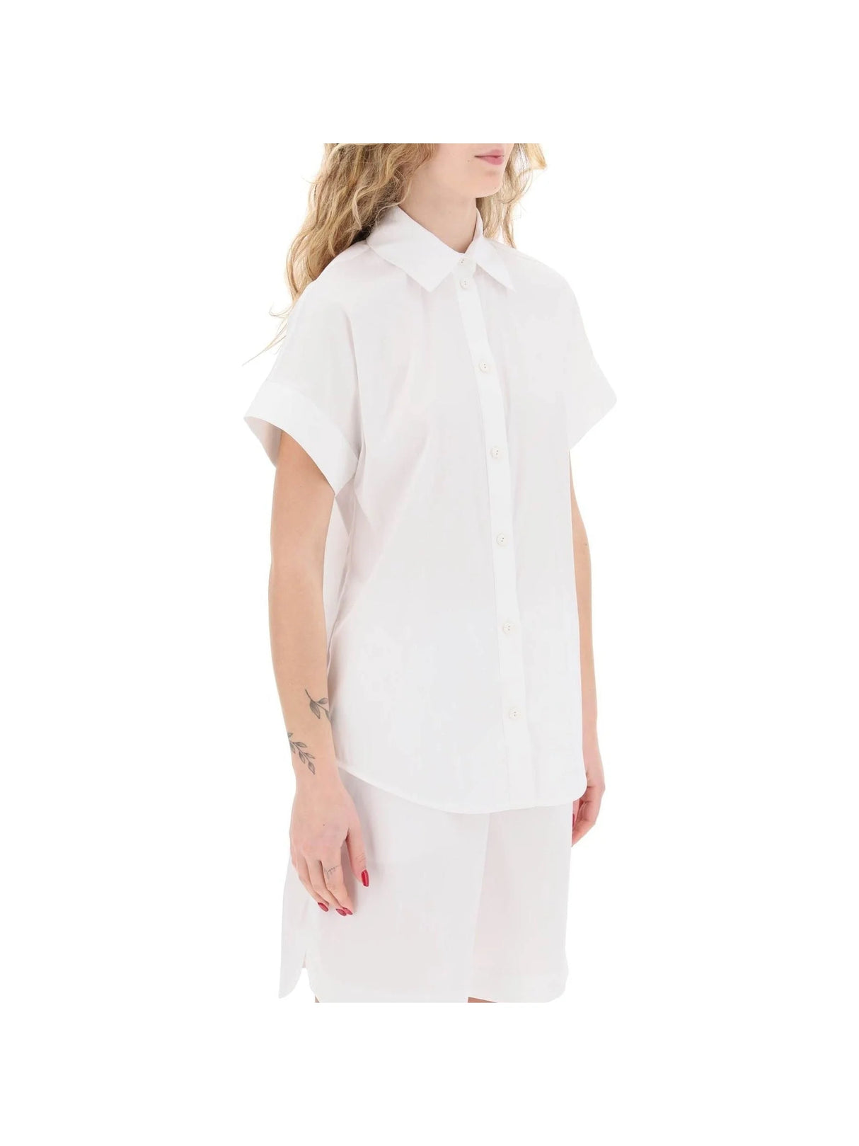 Oriana Beachwear Linen Shirt-Max Mara Beachwear-JOHN JULIA