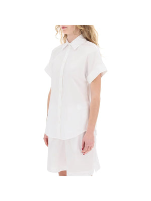 Oriana Beachwear Linen Shirt-Max Mara Beachwear-JOHN JULIA