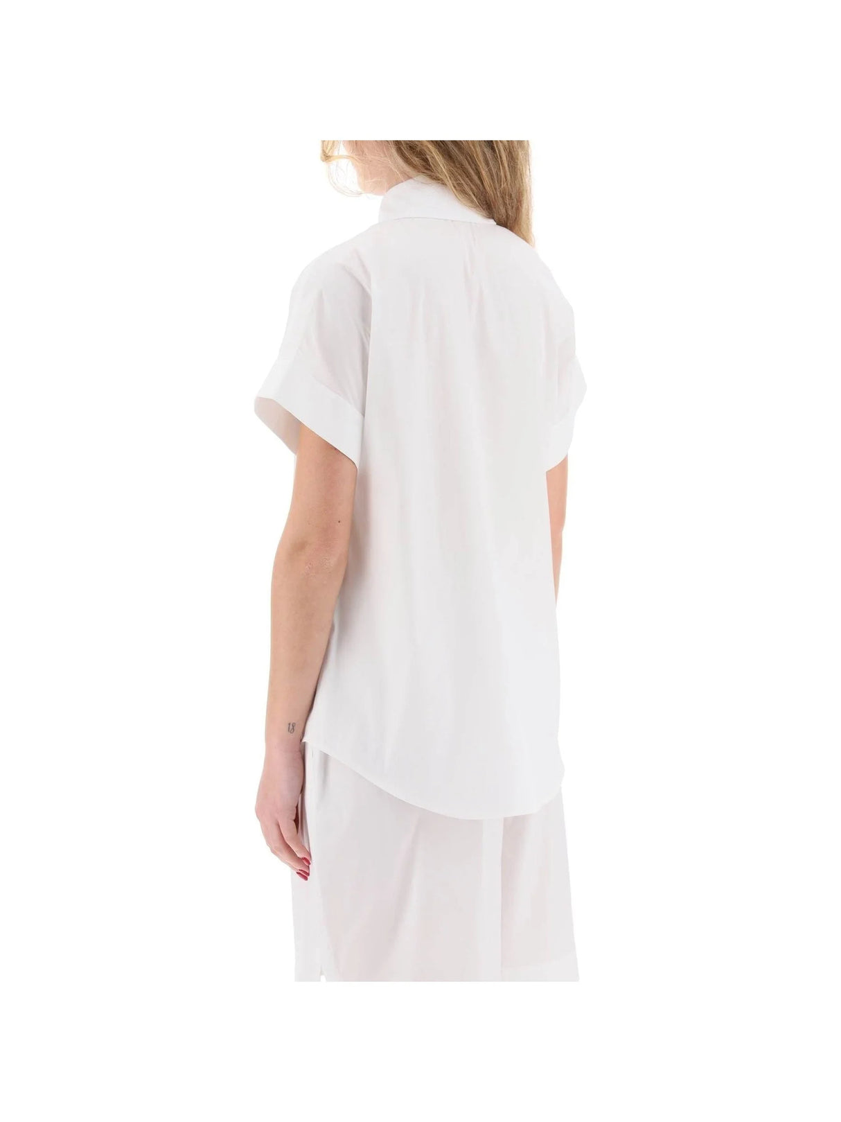 Oriana Beachwear Linen Shirt-Max Mara Beachwear-JOHN JULIA