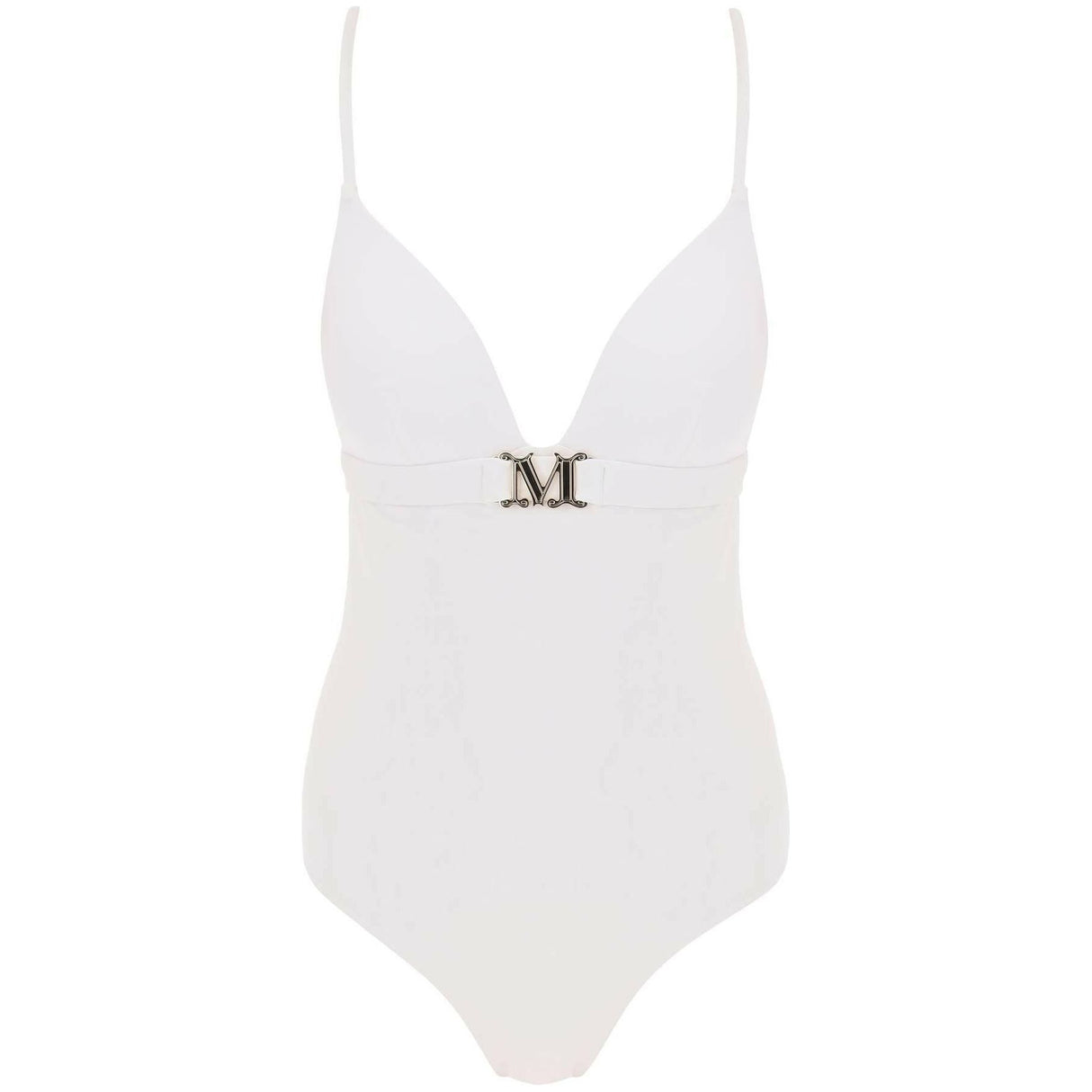 White Cecilia One-Piece Swimsuit MAX MARA BEACHWEAR JOHN JULIA.