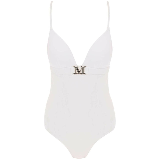 White Cecilia One-Piece Swimsuit MAX MARA BEACHWEAR JOHN JULIA.