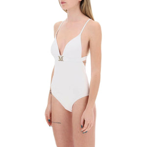 White Cecilia One-Piece Swimsuit MAX MARA BEACHWEAR JOHN JULIA.