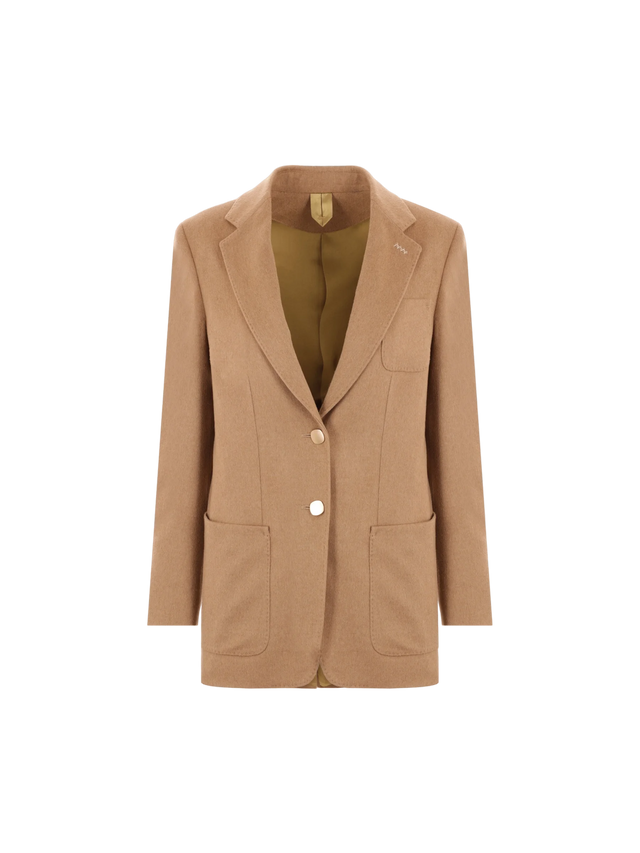 Blasy Single-Breasted Wool Jacket-Max Mara-JOHN JULIA