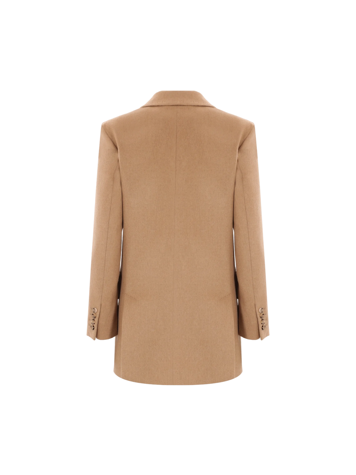 Double-breasted Camelwool Jacket-MAX MARA-JOHN JULIA