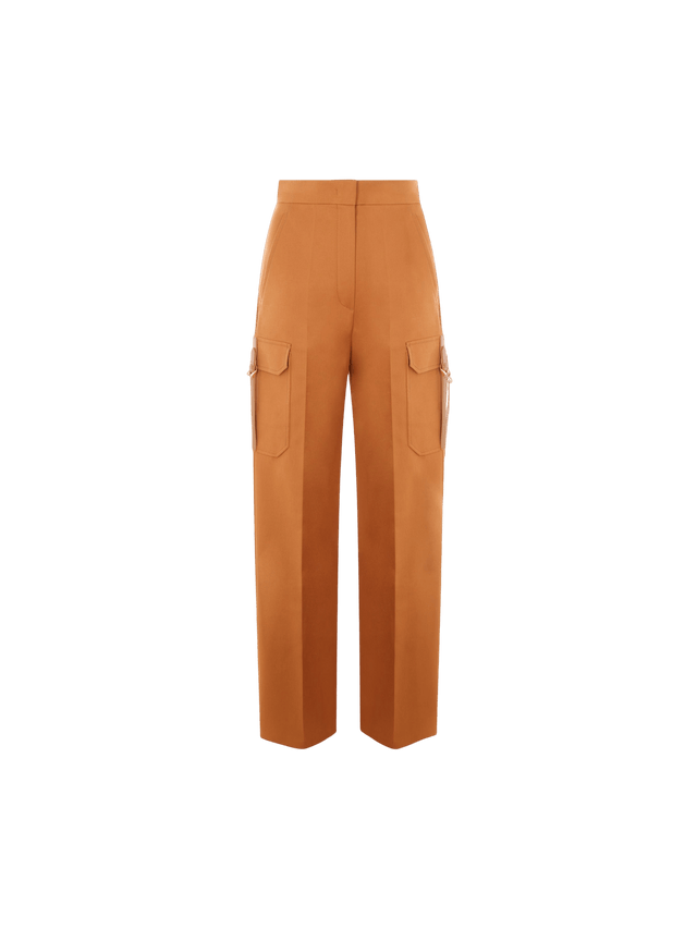 MAX MARA-Edda Stretch Cotton Cargo Pants-JOHN JULIA