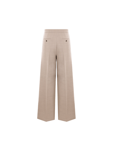 Entrata Wide-leg Wool Trousers-MAX MARA-JOHN JULIA