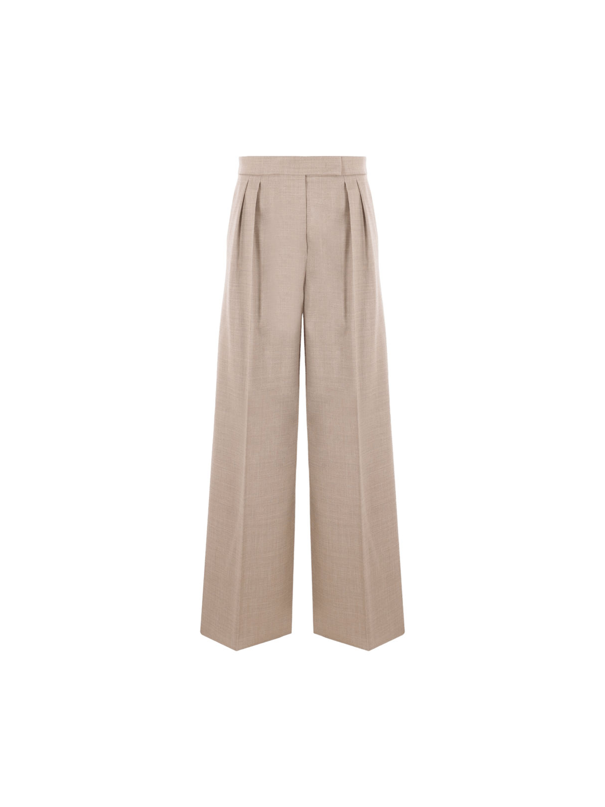 Entrata Wide-leg Wool Trousers-MAX MARA-JOHN JULIA